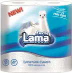 Бумага туалетная бытовая Snow Lama