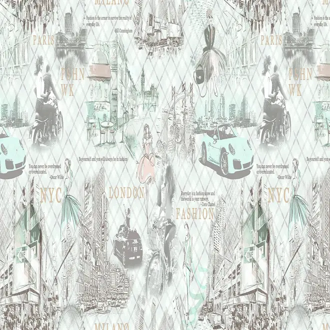 Victoria Stenova Fashion Week 998923 обои виниловые на флизелиновой основе