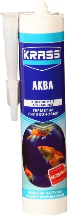 Krass Аква герметик для аквариумов водонепроницаемый (300 мл) бесцветный