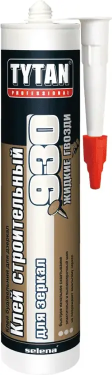 Титан Professional 930 клей строительный для зеркал жидкие гвозди (380 г)