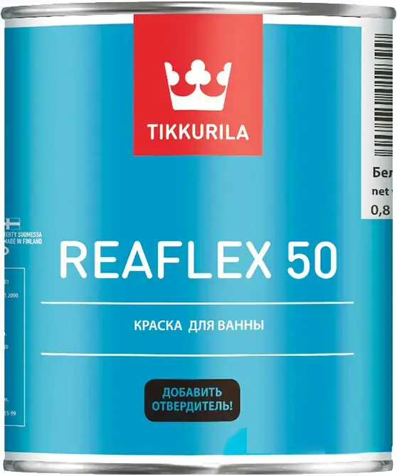 Тиккурила Reaflex 50 краска для ванны и плавательных бассейнов (800 мл) белая
