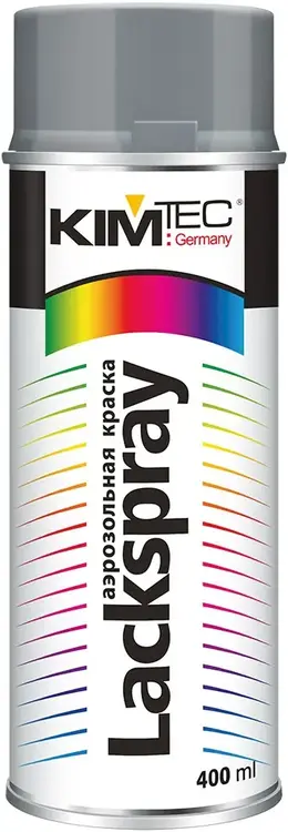 Kim Tec Lackspray аэрозольная краска спрей (400 мл) серый