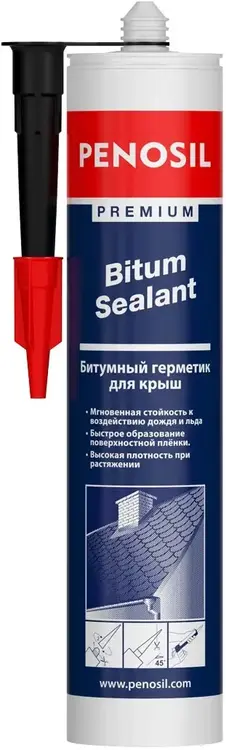 Penosil Premium Bitum Sealant битумный герметик для крыш (280 мл) черный