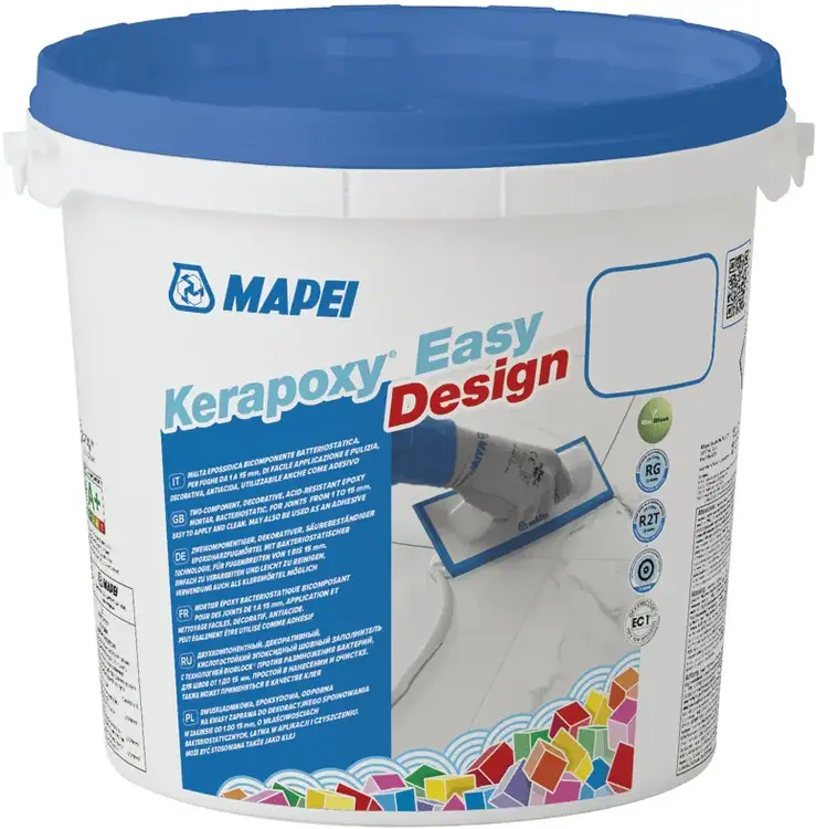 Mapei Kerapoxy Easy Design двухкомпонентный эпоксидный шовный заполнитель (3 кг) белая луна №103