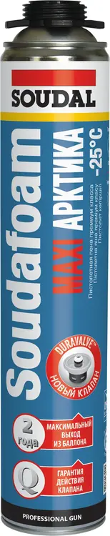 Soudal Soudafoam Mахi Арктика пистолетная пена премиум класса (870 мл) пистолетная