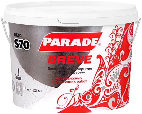 Parade S70 Breve декоративное покрытие (15 кг)
