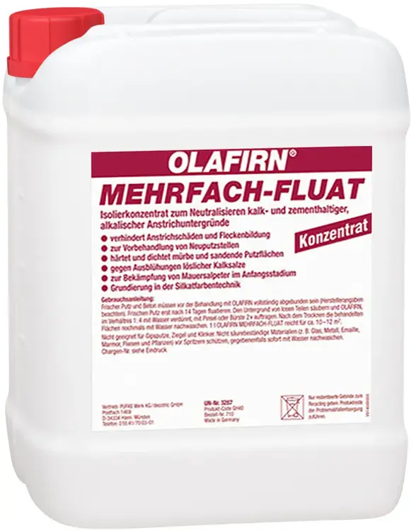 Пуфас Olafirn Mehrfach-Fluat нейтрализующий флюат концентрат (10 л) бесцветный