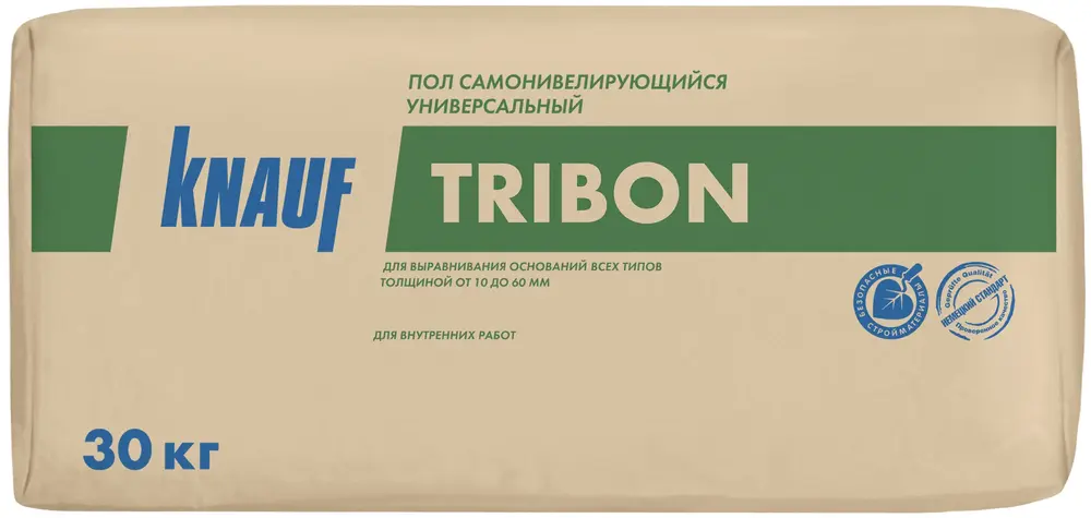 Кнауф Трибон пол самонивелирующийся универсальный (30 кг)