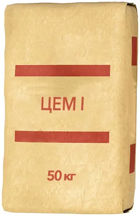 Азия Цемент М-500 ЦЕМ I 42.5H портландцемент (50 кг)