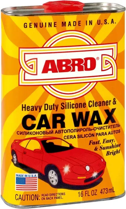Abro Heavy Duty Silicone Cleaner & Car Wax силиконовый автополироль-очиститель автовоск