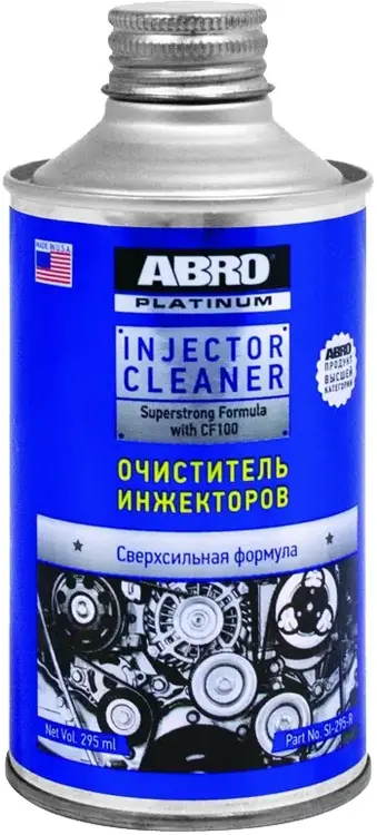 Abro Platinum Injector Cleaner Superstrong Formula with CF100 очиститель инжекторов сверхсильная формула (295 мл)