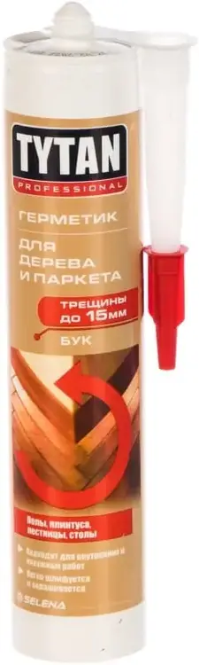 Титан Professional герметик для дерева и паркета (280 мл) бук