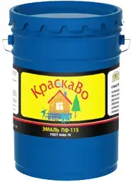 КраскаВо ПФ-115 эмаль (25 кг) черная