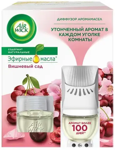 Air Wick Вишневый Сад диффузор аромамасел со сменным флаконом (19 мл)