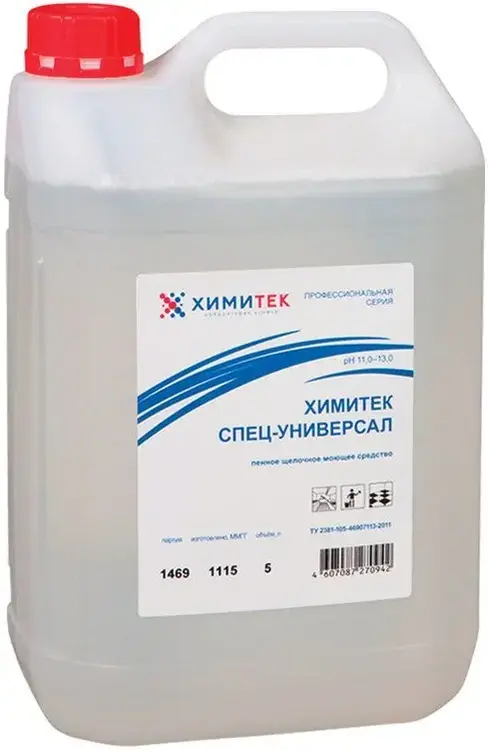 Химитек Спец-Универсал концентрированное пенное щелочное моющее средство (5 л)