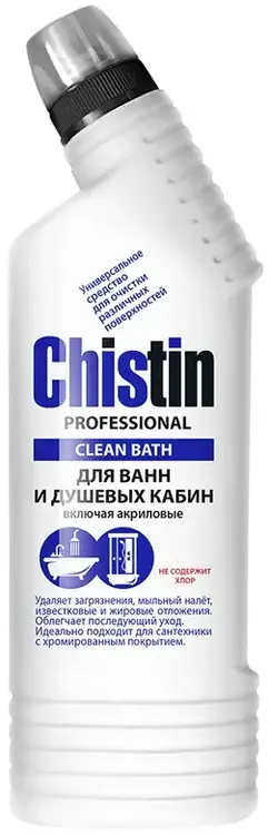 Чистин Professional Clean Bath универсальное средство для ванн и душевых кабин (750 мл)