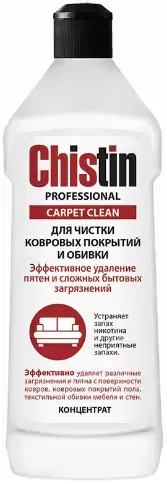 Чистин Professional Carpet Clean средство для чистки ковровых покрытий и обивки концентрат (500 мл)