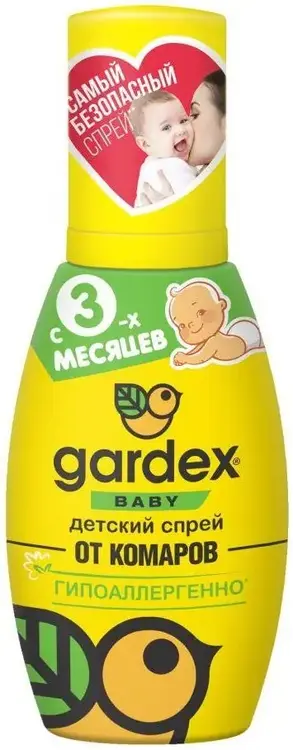 Gardex Baby детский спрей от комаров гипоаллергенный (75 мл)