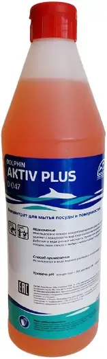 Dolphin Aktiv Plus D 047 средство для ручного мытья посуды концентрат (1 л)