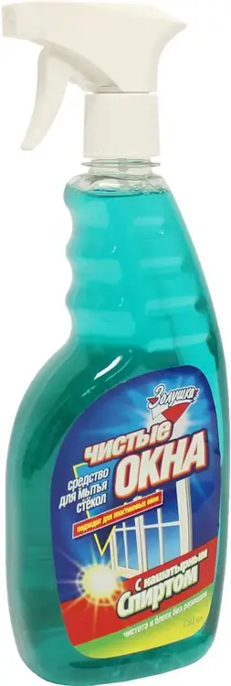 Золушка Чистые Окна с Нашатырным Спиртом средство для мытья стекол (750 мл)