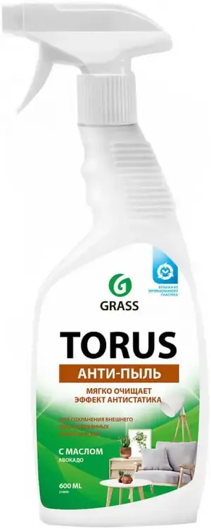 Grass Torus Анти-Пыль с Маслом Авокадо очиститель-полироль для мебели (600 мл)