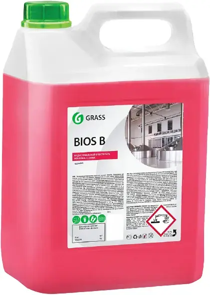 Grass Bios B индустриальный очиститель щелочное моющее средство (5.5 л)