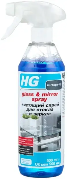 HG спрей чистящий для стекла и зеркал (500 мл)