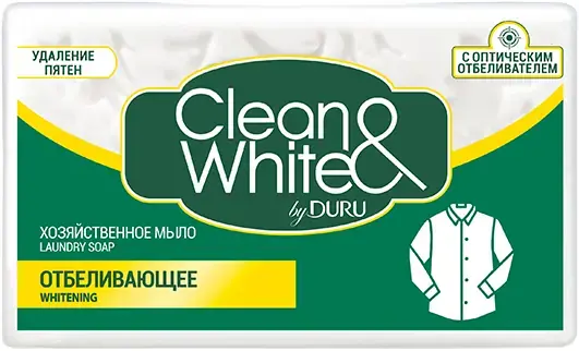 Duru Clean & White Отбеливающее мыло хозяйственное (125 г)