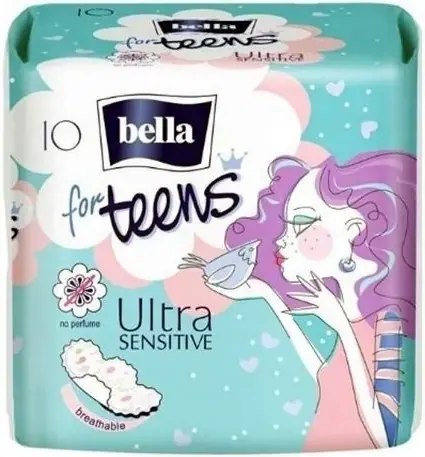 Bella for Teens Ultra Sensitive прокладки гигиенические ультратонкие (10 прокладок в пачке)