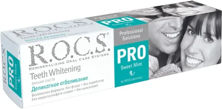 R.O.C.S. Pro Sweet Mint Деликатное Отбеливание паста зубная (135 мл)