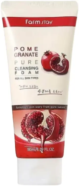 Farmstay Pomegranate Pure Cleansing Foam пенка очищающая с экстрактом граната (180 мл)