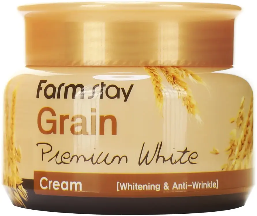 Farmstay Grain Premium White Cream крем осветляющий с маслом ростков пшеницы (100 мл)