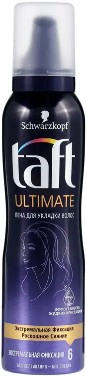 Тафт Ultimate пена для волос экстремальная фиксация (150 мл)
