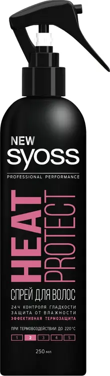 Syoss Professional Performance Heat Protect спрей для волос эффективная термозащита (250 мл)