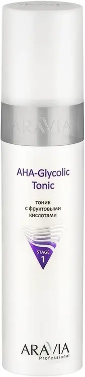 Аравия Professional AHA-Glycolic Tonic Stage 1 тоник для лица с фруктовыми кислотами (250 мл)