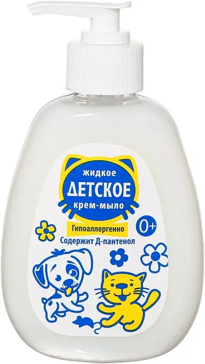 Весна Детское жидкое крем-мыло с Д-пантенолом 0+ (280 г)