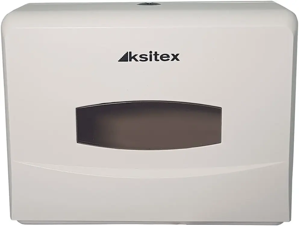 Ksitex TH-8125А диспенсер для бумажных листовых полотенец Z-сложения (205 мм*260 мм*109 мм) (белый)