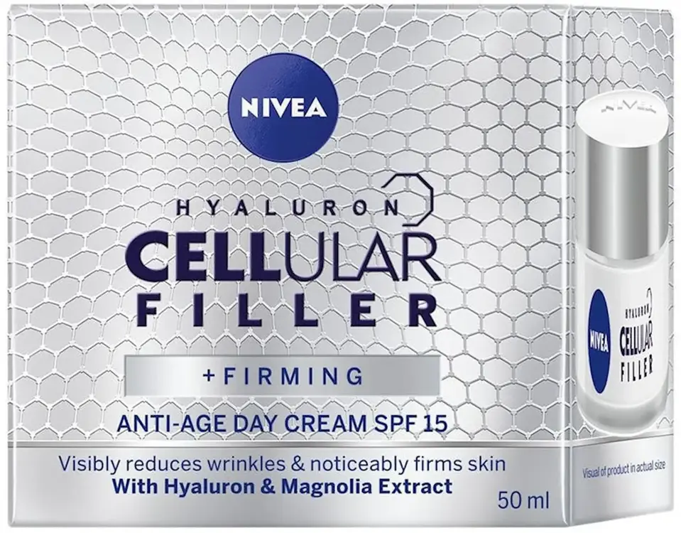 Нивея Hyaluron Cellular Filler+Firming с Экстрактом Магнолии SPF15 крем для лица антивозрастной дневной (50 мл)