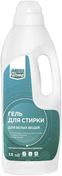 Abro Home гель для стирки для белых вещей (1 л)