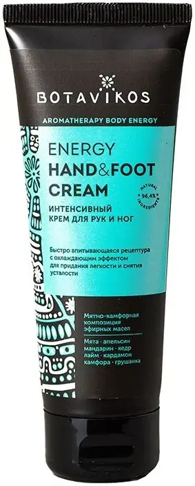 Botavikos Energy Hand & Foot Cream крем интенсивный для рук и ног (75 мл)