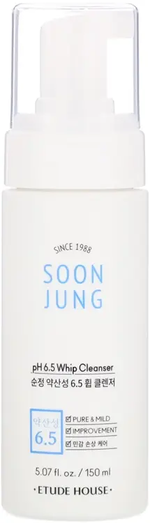 Etude House Soon Jung Foam Cleanser пенка для умывания чувствительной кожи лица (150 мл)