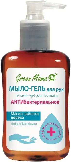 Green Mama Масло Чайного Дерева мыло-гель для рук антибактериальное (300 мл)