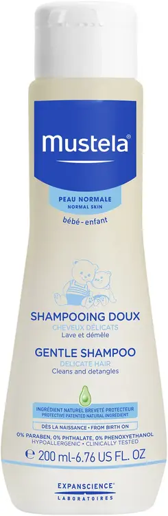 Мустела Bebe-Enfant Gentle Shampoo Delicate Hair шампунь для детских волос мягкий (200 мл)