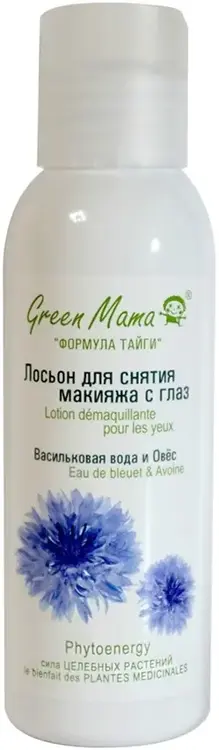 Green Mama Васильковая Вода и Овес лосьон для снятия макияжа с глаз (100 мл)