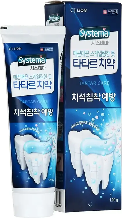 CJ Lion Systema Tartar Care паста зубная против образования зубного камня (120 мл)