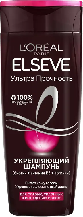 Эльсев Ультра Прочность шампунь укрепляющий для слабых, склонных к выпадению волос (400 мл)