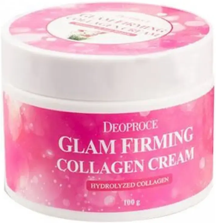 Deoproce Glam Firming Collagen Cream крем подтягивающий для лица на основе свиного коллагена (100 мл)