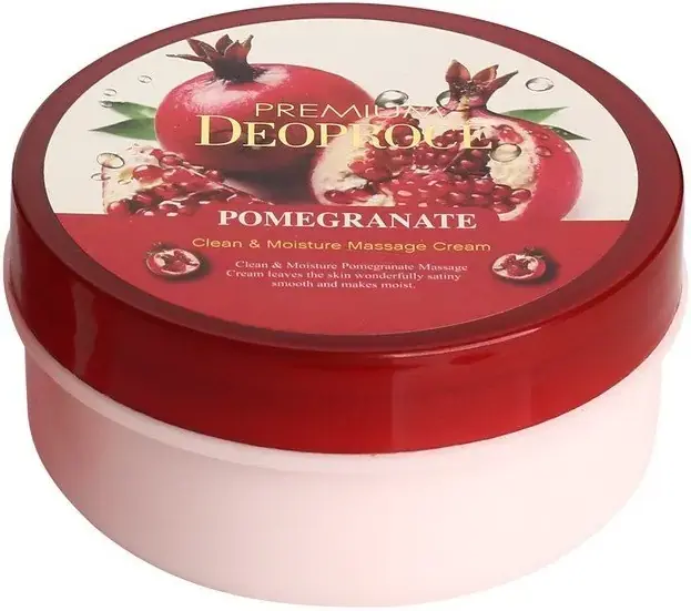 Deoproce Deoproce Clean & Deep Pomegranate Cleansing Cream крем для лица очищающий с экстрактом граната (300 мл)
