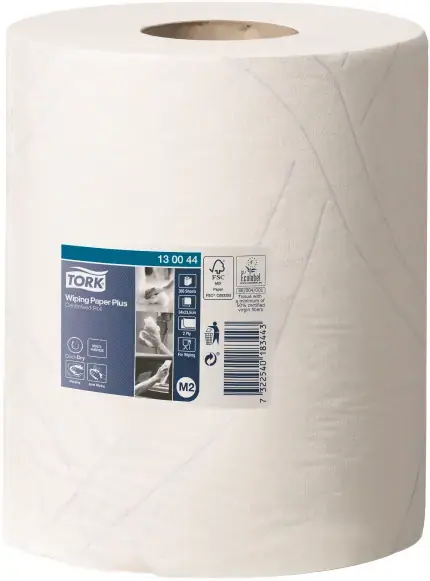 Tork Wiping Paper Plus M2 полотенца бумажные 6 рулонов в упаковке (125 м)