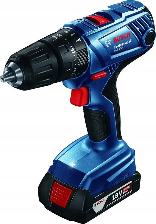 Bosch Professional GSB 180-Li аккумуляторная ударная дрель-шуруповерт (18 В)